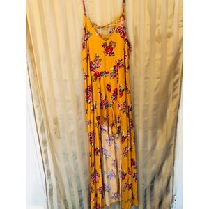 Yellow Floral Romper